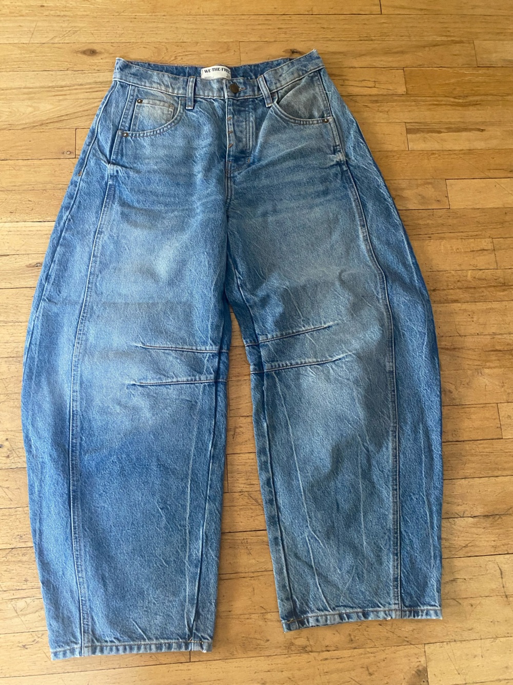 We the free denim barrel jeans. Size 25. LOVE!!!